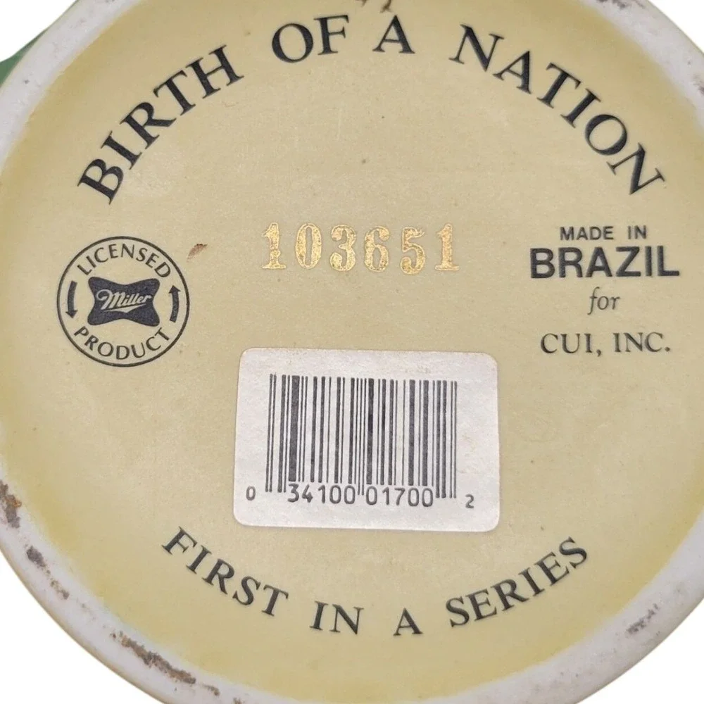Miller High Life 1775‎ Birth of a Nation Stein 1855-1991 First in Series  HGE354